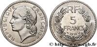 FRANCE 5 francs Lavrillier, nickel III REPUBLIC 1938 (31mm, 11,93g, 6h) -