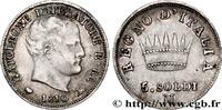 ITALY - KINGDOM OF ITALY - NAPOLEON I 5 Soldi ITALY - KINGDOM OF ITALY - NAPOLEON I Milan 1810 (15mm, 1,25g, 6h) -