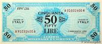 ITALY 50 Lire ITALY 50 Lire 1943 XF+ -
