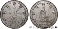 FRANCE Médaille, Les sept plaies de la République POLITIQUE 1848 (59,5mm, 41,80g, 12h) -