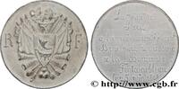 FRANCE Médaille, Général Bréa mort assassiné à la barrièr POLITIQUE 1848 (51,5mm, 27,77g, 12h) -