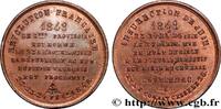 FRANCE Médaille, Insurrection de juin POLITIQUE 1848 (29,5mm, 9,66g, 12h) -
