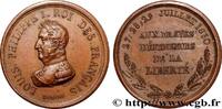 FRANCE Médaille, Aux braves défenseurs de la liberté POLITIQUE 1830 (17mm, 1,94g, 12h) -
