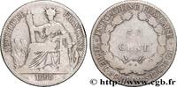 FRENCH INDOCHINA 50 Centièmes FRENCH INDOCHINA Paris 1895 (29mm, 13,25g, 6h) -