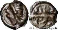 FRANCE Potin au taureau et au lis, classe Ia HIGH AND MIDDLE SEINE Ier siècle avant J.-C. (18mm, 2,91g, 3h) -