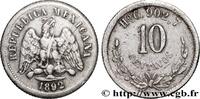 MEXICO 10 Centavos MEXICO Hermosillo 1892 (18mm, 2,68g, 6h) -
