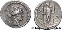 THE REPUBLIC (280 BC to 27 BC) Denier CLAUDIA Rome 42 AC. (19,5mm, 3,38g, 2h) -