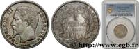 FRANCE 1 franc Napoléon III, tête nue SECOND EMPIRE Paris 1856 (23mm, 5,00g, 6h) -