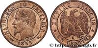 FRANCE Un centime Napoléon III, tête nue SECOND EMPIRE Bordeaux 1853 (15mm, 1,02g, 6h) -
