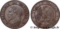 FRANCE Deux centimes Napoléon III, tête nue SECOND EMPIRE Lyon 1857 (20mm, 2,11g, 6h) -