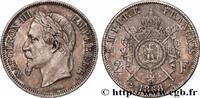 FRANCE 2 francs Napoléon III, tête laurée SECOND EMPIRE Strasbourg 1868 (27,09mm, 10,02g, 6h) -
