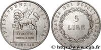 ITALY - REPUBLIC OF VENICE 5 Lire ITALY - REPUBLIC OF VENICE Venise 1848 (38mm, 24,99g, 6h) -