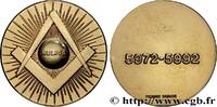 FRANCE LOGE HELIOS, 25e anniversaire FRANC - MAÇONNERIE s.l. 1992 (30mm, 12,90g, 12h) -