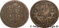 FRANCE Les quatre échevins LYONNAIS - CONSULAT DE LYON 1723 (30,5mm, 9,63g, 6h) -