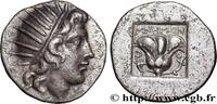 Hellenistic 2 (188 BC to 30 BC) Drachme plinthophore CARIA - CARIAN ISLANDS - RHODES Rhodes, Carie c. 170-150 AC. (15,5mm, 3,01g, 12h) -