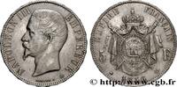 FRANCE 5 francs Napoléon III, tête nue SECOND EMPIRE Strasbourg 1856 (37mm, 24,86g, 6h) -