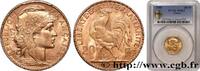 FRANCE 20 francs Coq, Dieu protège la France III REPUBLIC Paris 1901 (21mm, 6,45g, 6h) -