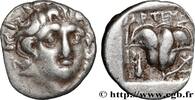 Hellenistic 2 (188 BC to 30 BC) Hemidrachme plinthophore CARIA - CARIAN ISLANDS - RHODES Rhodes, Carie c. 125-88 AC. (12mm, 1,18g, 12h) -