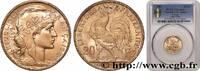 FRANCE 20 francs or Coq, Dieu protège la France III REPUBLIC Paris 1905 (21mm, 6,45g, 6h) -