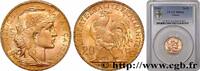 FRANCE 20 francs or Coq, Liberté Égalité Fraternité III REPUBLIC Paris 1910 (21mm, 6,45g, 6h) -