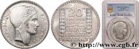 FRANCE 20 francs Turin III REPUBLIC 1937 (35mm, 20g, 6h) -