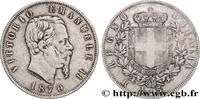 ITALY - KINGDOM OF ITALY - VICTOR-EMMANUEL II 5 Lire ITALY - KINGDOM OF ITALY - VICTOR-EMMANUEL II Rome 1870 (37mm, 24,83g, 6h) -
