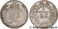 BOLIVIA 1/10 Boliviano emblème BOLIVIA Potosi 1865 (18mm, 2,49g, 12h) -