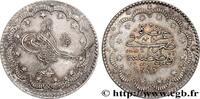 TURKEY 5 Kurush Abdul Hamid II an 11 AH 1293 TURKEY Constantinople (1885) (24mm, 6,00g, 12h) -