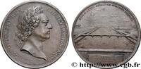 FRANCE Médaille célèbrant le pont construit à Neuilly PONTS Paris, Monnaie du Louvre 1772 (55,5mm, 90,57g, 12h) -