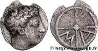 FRANCE Obole MA, tête à droite - coiffure en cœur MASSALIA - MARSEILLE Marseille (13) c. 350-220 AC. (10mm, 0,56g, 1h) -