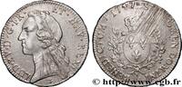 FRANCE Écu aux branches d’olivier, tête ceinte d’un bande LOUIS XV THE BELOVED Montpellier 1747 (40,5mm, 29,23g, 6h) -