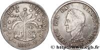 BOLIVIA 8 Soles Simon Bolivar BOLIVIA Potosi 1860 (36,5mm, 20,09g, 6h) -