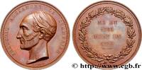 FRANCE Médaille, Frédéric Alexandre de Chambrier POLITIQUE ET POLITICIENS (1856) (51,5mm, 41,55g, 12h) -