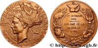 FRANCE Médaille, Ville de Boulogne-Billancourt, Diplôme d MUSIQUE, ARTS ET CONCERTS 92 - Boulogne-Billancourt 1961 (59mm, 90,48g, 12h) -