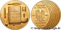 FRANCE Médaille, Cercle de la librairie et des industries ASSOCIATIONS PROFESSIONNELLES - SYNDICATS 75 - Paris 1974 (49,5mm, 52,72g, 12h) -