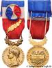 FRANCE Médaille d’honneur du travail, Ministère du travai DÉCORATIONS 1998 (81mm, 14,97g, 12h) -