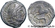 FRANCE Bronze IBRVIXS au cheval et au sanglier GALLIA - AULERCI EBUROVICES (Area of Évreux) Évreux (27) c. 50-40 AC. (16mm, 4,23g, 9h) -