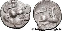FRANCE Denier ou quinaire à la tête casquée GALLIA - CARNUTES (Beauce area) Chartres (28) c. 80-50 AC. (11,5mm, 0,86g, 3h) -