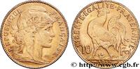 FRANCE 10 francs or Coq III REPUBLIC Paris 1912 (19mm, 3,23g, 6h) -