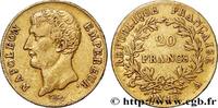FRANCE 20 francs or Napoléon Empereur, buste intermédiair PREMIER EMPIRE / FIRST FRENCH EMPIRE Paris 1804 (21mm, 6,41g, 6h) -