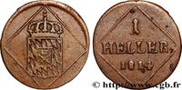 GERMANY - BAVARIA 1 Heller Maximilien Joseph GERMANY - BAVARIA Munich 1814 (13,8mm, 0,60g, 12h) -
