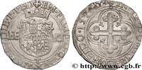 SAVOY - DUCHY OF SAVOY - EMMANUEL-PHILIBERT Blanc de 4 sols, 1er type (bianco, o da 4 soldi di SAVOY - DUCHY OF SAVOY - EMMANUEL-PHILIBERT Turin 1576 (25mm, 4,79g, 6h) -