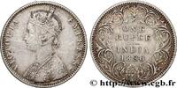 BRITISH INDIA 1 Roupie Victoria BRITISH INDIA Bombay 1890 (30,5mm, 11,65g, 12h) -