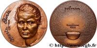 FRANCE Médaille, Marie Curie SCIENCES & SCIENTIFIQUES Monnaie de Paris 1968 (68mm, 181,27g, 12h) -