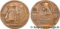 FRANCE Médaille, Voyage du président Doumergue en Tunisie TUNISIE - PROTECTORAT FRANÇAIS - AHMED BEY Tunisie 1931 (67,5mm, 143,69g, 12h) -