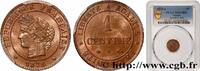 FRANCE 1 centime Cérès III REPUBLIC Paris 1878 (15mm, 1g, 6h) -