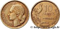 FRANCE 10 francs Guiraud IV REPUBLIC 1954 (19,98mm, 2,99g, 6h) -