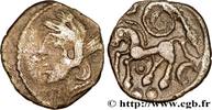 FRANCE Denier “au lituus” GALLIA - BITURIGES CUBI (Area of Bourges) c. 60-50 AC. (14mm, 1,33g, 11h) -