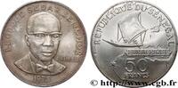SENEGAL 50 Francs Eurafrique : Léopold Sedar Senghor SENEGAL 1975 (38mm, 28,80g, 12h) -