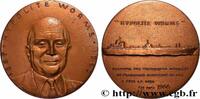 FRANCE M&eacute;daille, Hippolyte Worms 1968 MER ET MARINE : PAQUEBOTS, NAVIRES... 46.55 &pound;  +  15.23 &pound; shipping